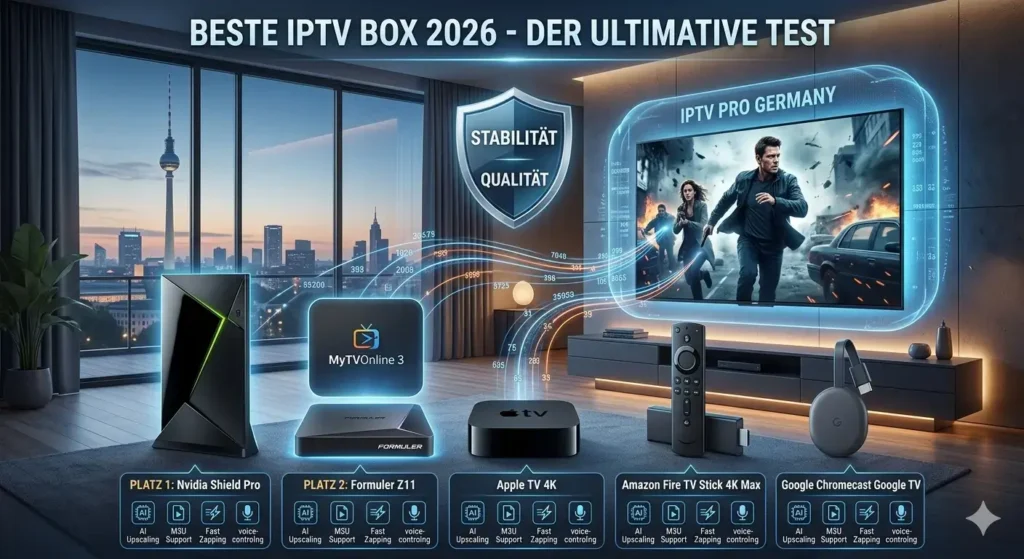 BESTE IPTV BOX 2026 - DER ULTIMATIVE TEST