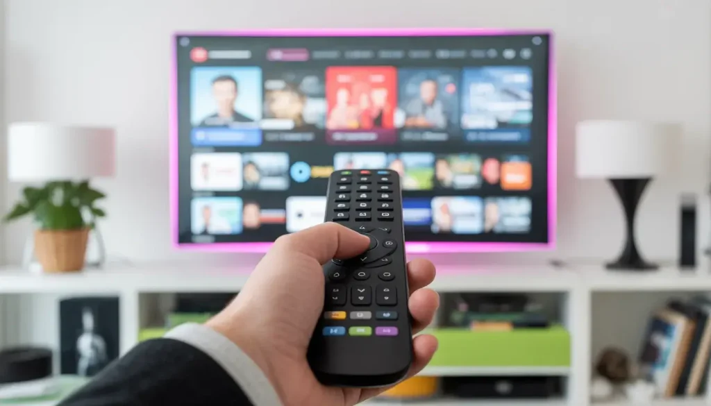 Beste IPTV Apps auf einem Smart TV mit Fernbedienung im Jahr 2026