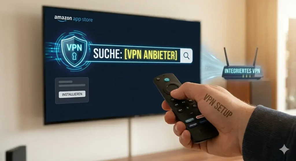 VPN auf Fire TV Stick installieren Anleitung 2026